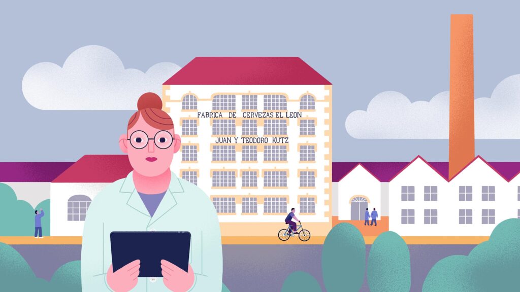 Fábrica Juan y Teodoro Kutz, Cervezas El León - Higinia Garay