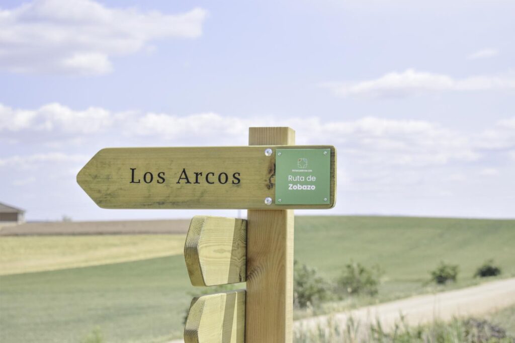 Los Arcos Señal Direccional Campos de Cultuivo