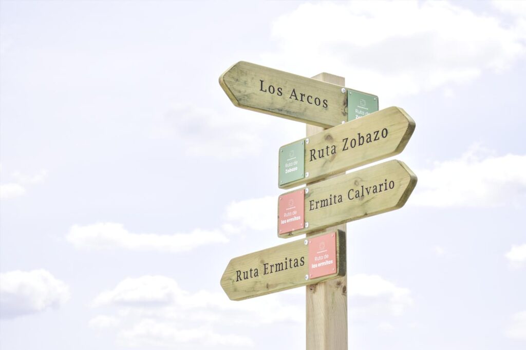Señal Cruce de Caminos Senderos