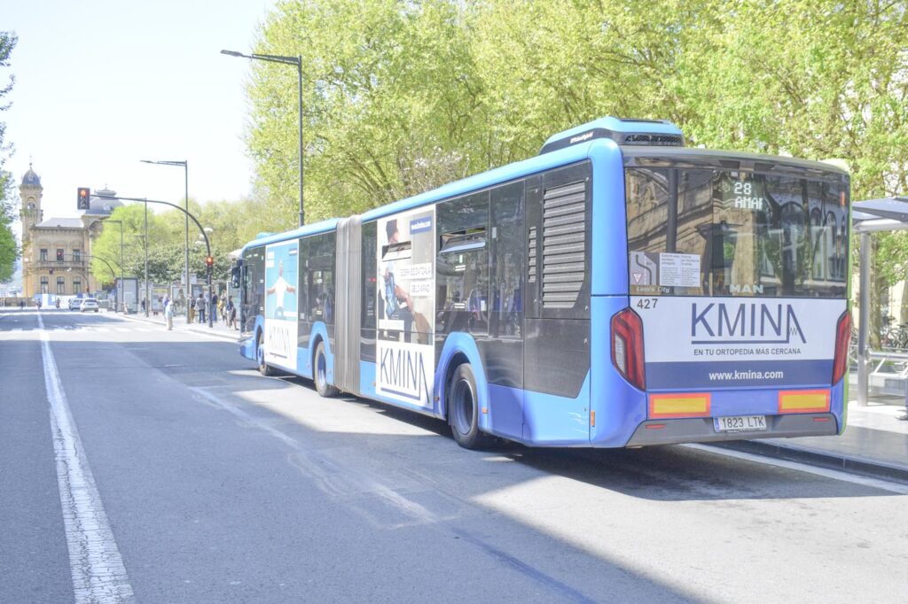 Publicidad Boulevard Donostia Autobús