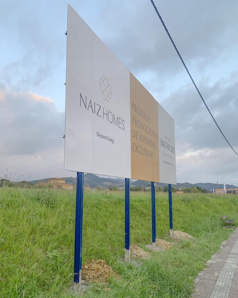 Valla Exterior 8x3 Construcción y Promoción Inmobiliaria