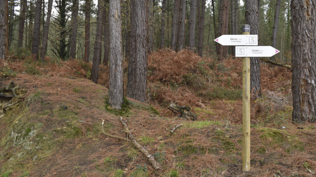 Poste Direcional Montaña, Senderos y Rutas